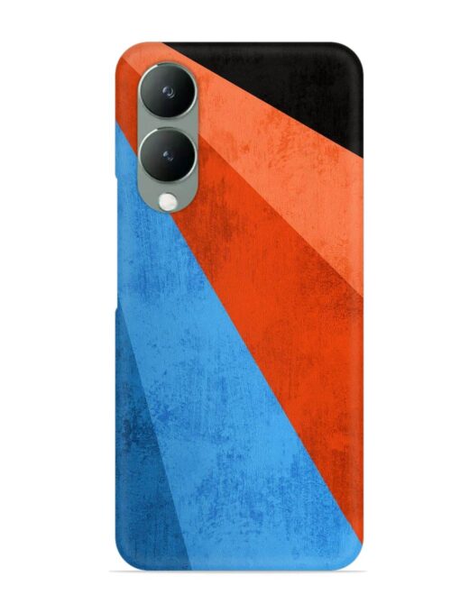 Modern Matte Abstract Snap Case for Vivo Y17S