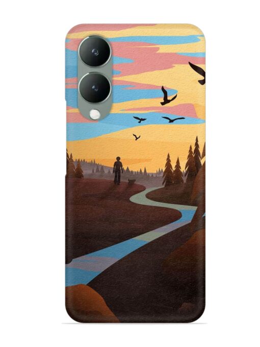 Natural Landscape Art Snap Case for Vivo Y17S