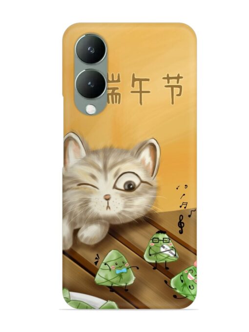 Cat Scorpion Dancing Snap Case for Vivo Y17S