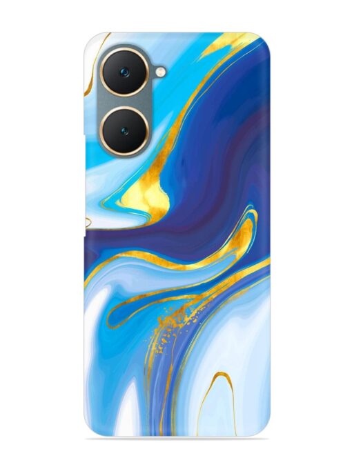 Watercolor Background With Golden Foil Snap Case for Vivo Y18