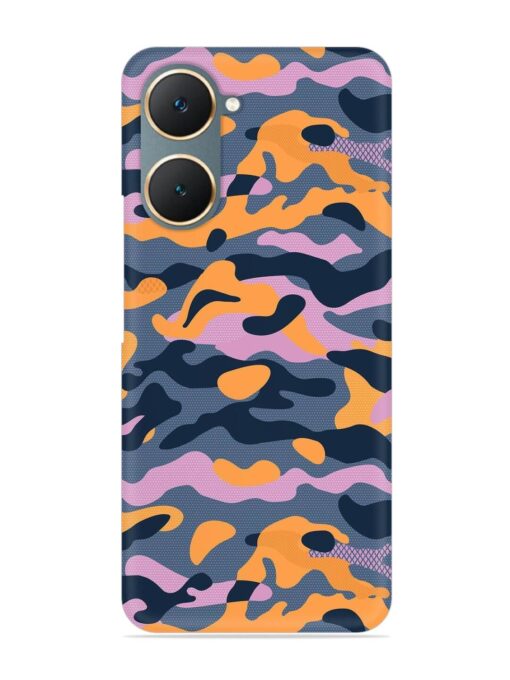 Camouflage Army Military English Orange Art Snap Case for Vivo Y18 Zapvi