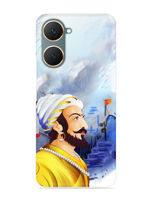 Shivaji Maharaj Color Paint Art Snap Case for Vivo Y18