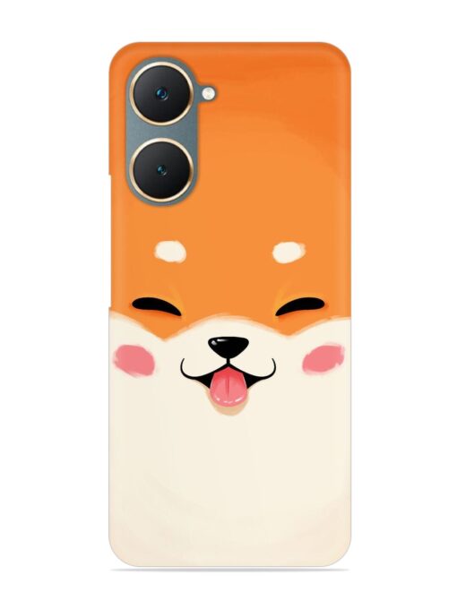 Cute Dog Face Vector Snap Case for Vivo Y18 Zapvi