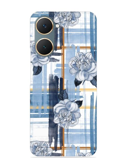 Watercolor Pattern Rose Snap Case for Vivo Y18