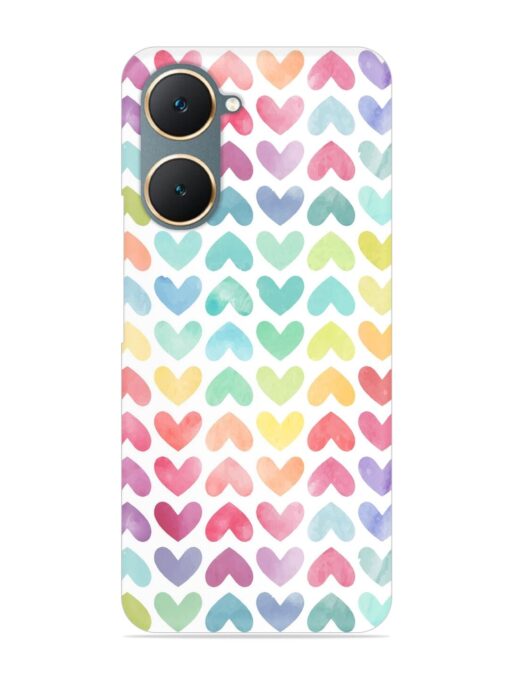 Seamless Colorful Watercolor Snap Case for Vivo Y18 Zapvi