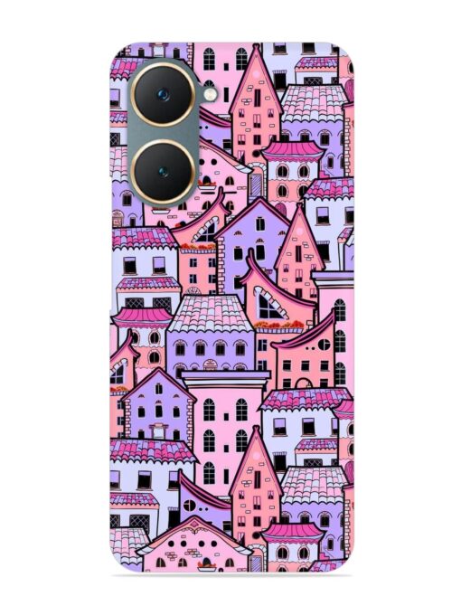 Seamless Pattern Houses Snap Case for Vivo Y18 Zapvi