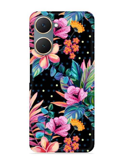 Seamless Floral Pattern Snap Case for Vivo Y18 Zapvi