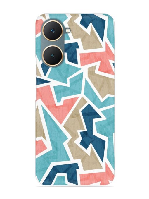 Vintage Geometric Triangle Snap Case for Vivo Y18