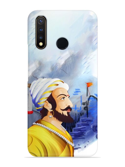 Shivaji Maharaj Color Paint Art Snap Case for Vivo Y19 Zapvi