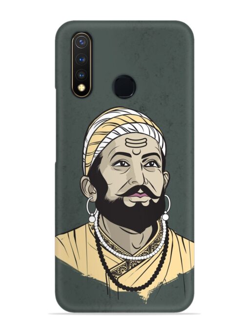 Shivaji Maharaj Vector Art Snap Case for Vivo Y19 Zapvi