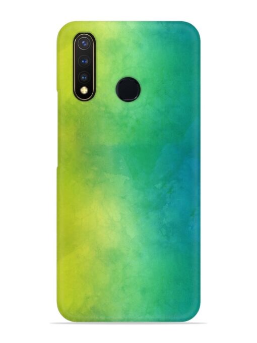 Yellow Green Gradient Snap Case for Vivo Y19 Zapvi