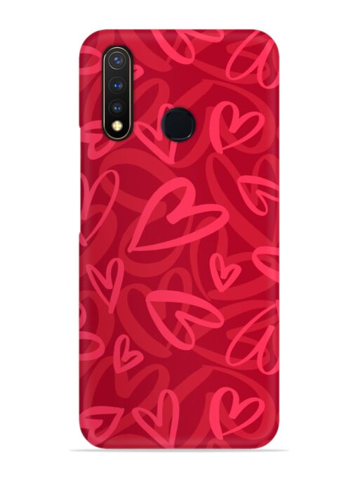 Seamless Romantic Pattern Snap Case for Vivo Y19 Zapvi