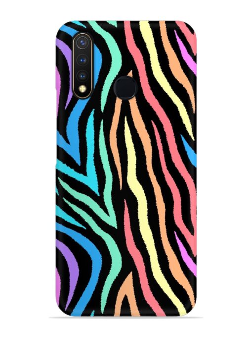 Colorful Abstract Zebra Snap Case for Vivo Y19 Zapvi