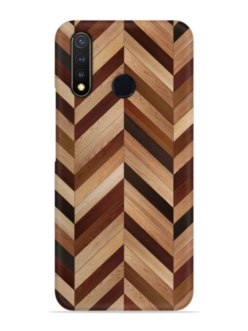 Seamless Wood Parquet Snap Case for Vivo Y19 Zapvi