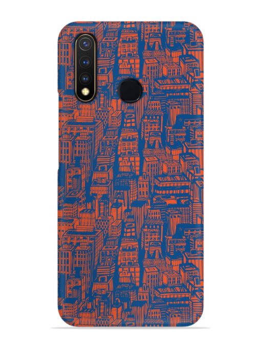 Hand Drawn Seamless Snap Case for Vivo Y19 Zapvi