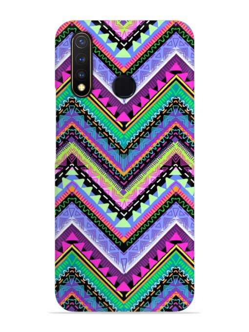 Tribal Aztec Print Snap Case for Vivo Y19 Zapvi