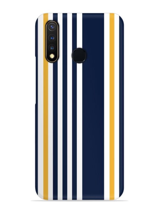 Seamless Stripe Pattern Snap Case for Vivo Y19 Zapvi