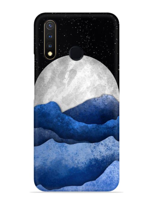 Full Moon Mountain Vector Snap Case for Vivo Y19 Zapvi