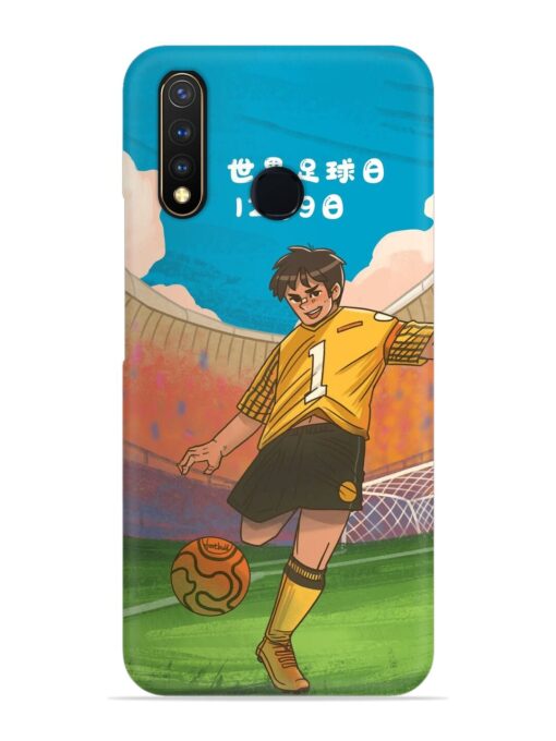 Soccer Kick Snap Case for Vivo Y19 Zapvi