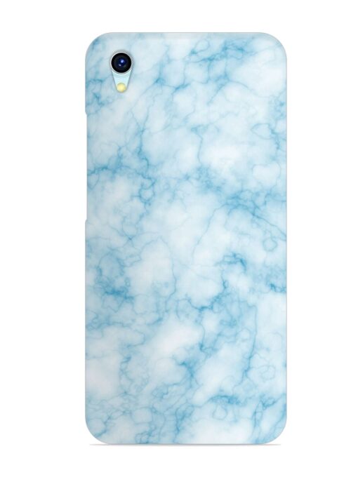 Blue White Natural Marble Snap Case for Vivo Y1S Zapvi