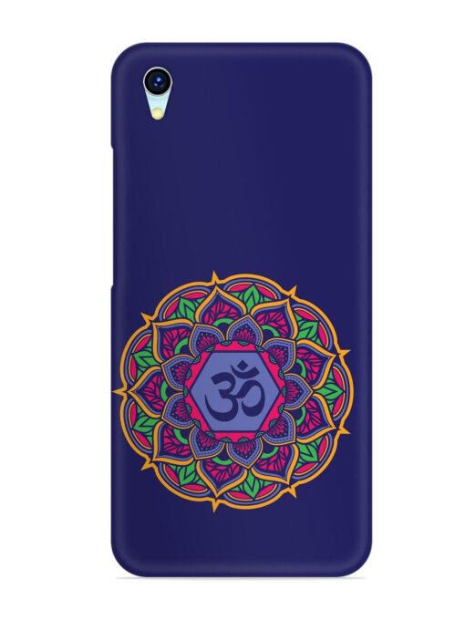 Om Mandala Art Blue Snap Case for Vivo Y1S Zapvi