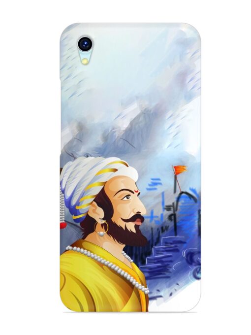 Shivaji Maharaj Color Paint Art Snap Case for Vivo Y1S Zapvi