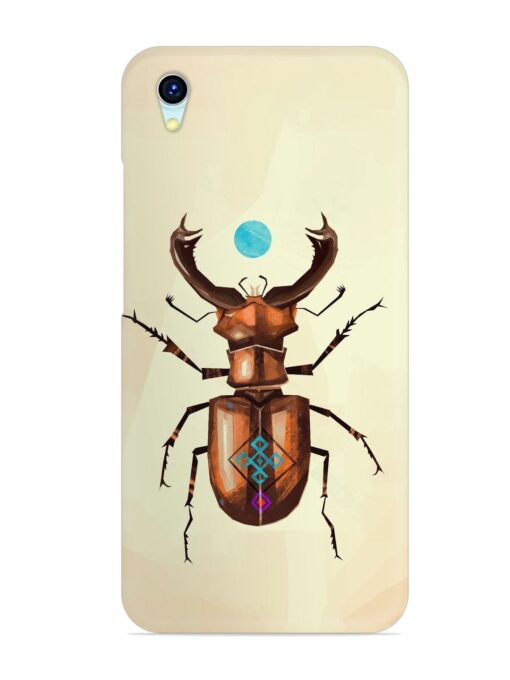 Stag Beetle Vector Snap Case for Vivo Y1S Zapvi