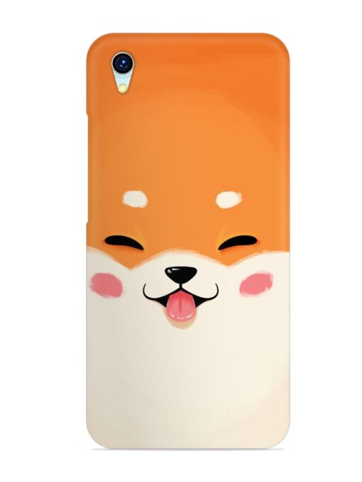 Cute Dog Face Vector Snap Case for Vivo Y1S Zapvi