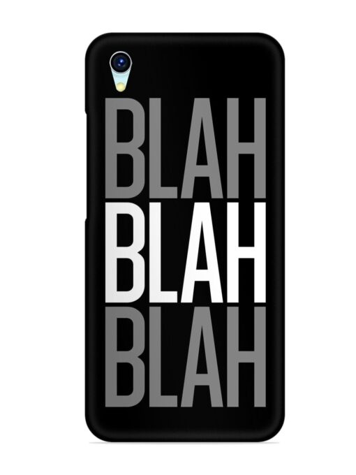 Blah Blah Blah Wallpaper Snap Case for Vivo Y1S Zapvi