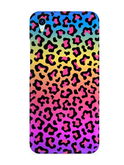 Neon Rainbow Colored Snap Case for Vivo Y1S Zapvi