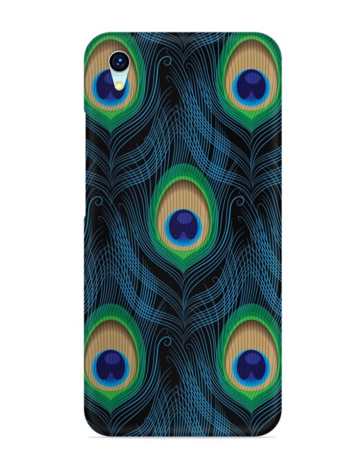 Seamless Pattern Peacock Snap Case for Vivo Y1S Zapvi