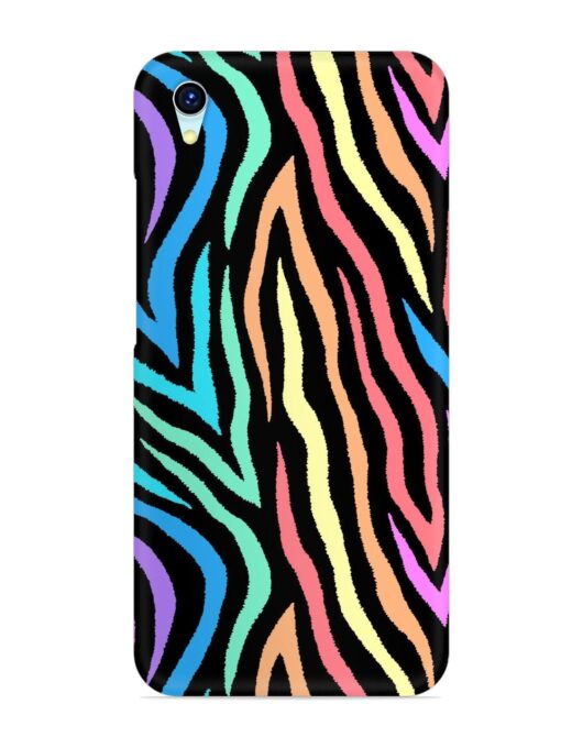 Colorful Abstract Zebra Snap Case for Vivo Y1S Zapvi