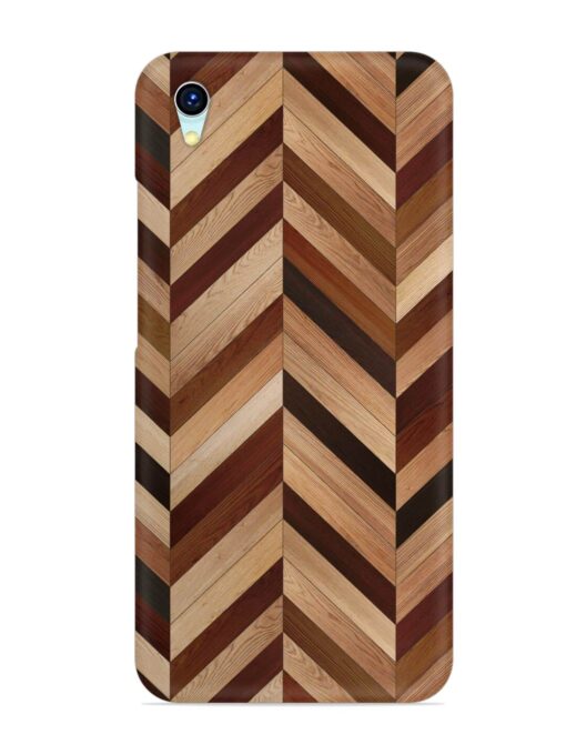 Seamless Wood Parquet Snap Case for Vivo Y1S Zapvi