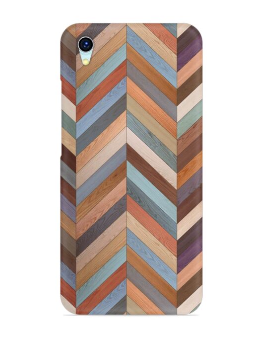 Seamless Wood Parquet Snap Case for Vivo Y1S Zapvi