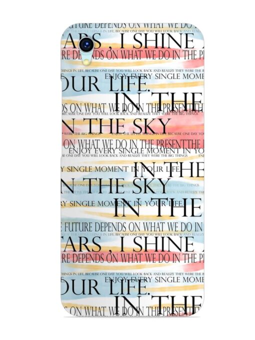 Seamless Slogans Pattern Snap Case for Vivo Y1S Zapvi