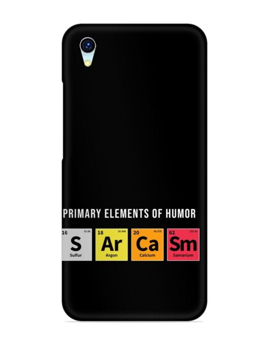 Primary Elements Humor Snap Case for Vivo Y1S Zapvi