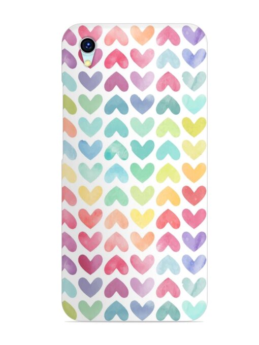 Seamless Colorful Watercolor Snap Case for Vivo Y1S Zapvi