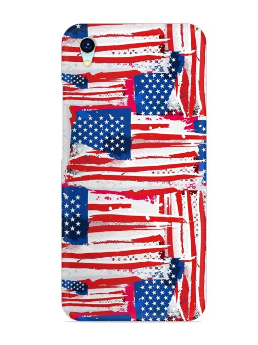 Usa Flag Seamless Snap Case for Vivo Y1S Zapvi