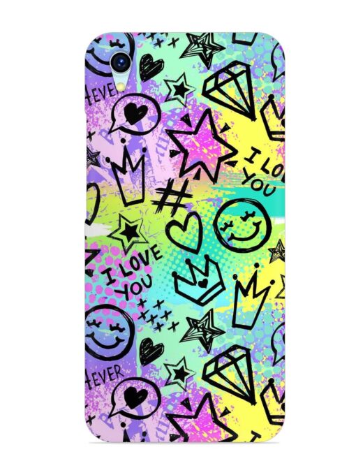 Bright Seamless Pattern Snap Case for Vivo Y1S Zapvi