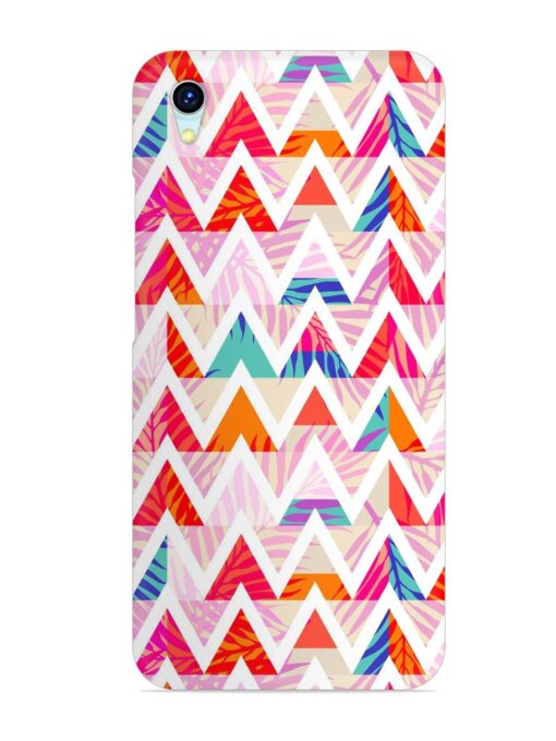 Abstract Triangle Background Snap Case for Vivo Y1S Zapvi