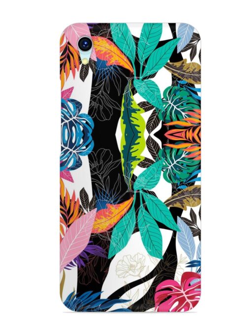 Floral Pattern Bright Snap Case for Vivo Y1S Zapvi