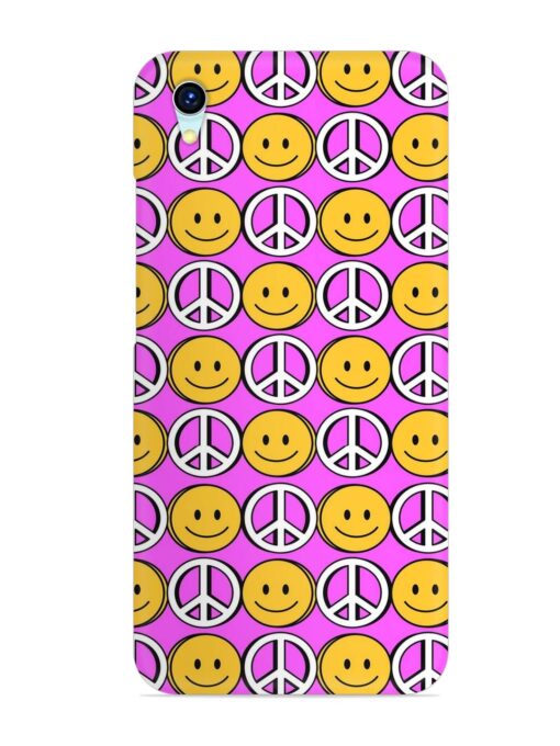 Smiley Face Peace Snap Case for Vivo Y1S Zapvi