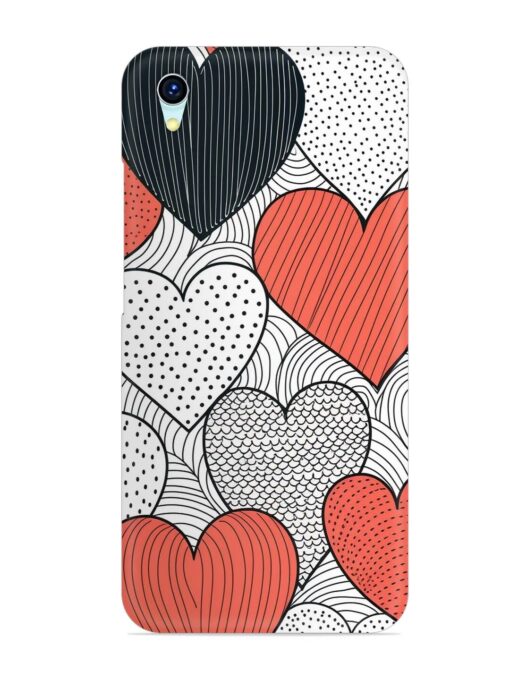 Girly Heart Seamless Snap Case for Vivo Y1S Zapvi