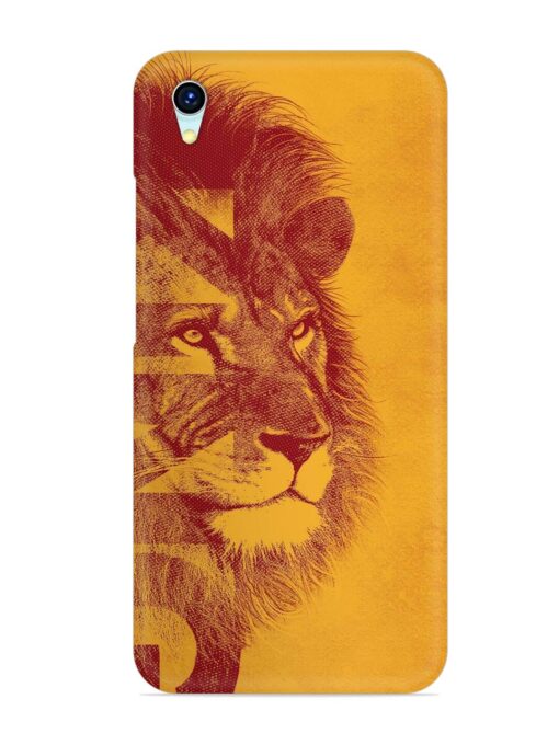 Gold Lion Crown Art Snap Case for Vivo Y1S Zapvi