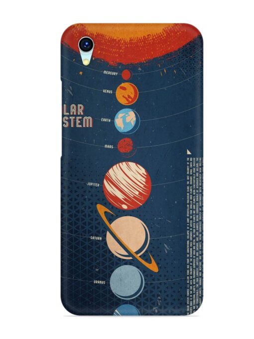 Solar System Vector Snap Case for Vivo Y1S Zapvi