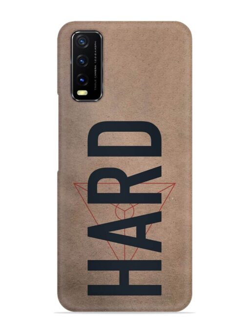 Hard Typo Snap Case for Vivo Y20 Zapvi