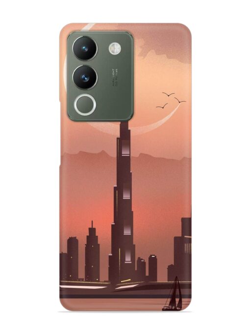 Landmark Burj Khalifa Snap Case for Vivo Y200 (5G) Zapvi