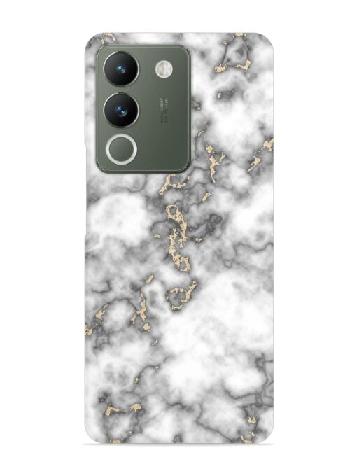 Gray And Gold Marble Snap Case for Vivo Y200 (5G) Zapvi