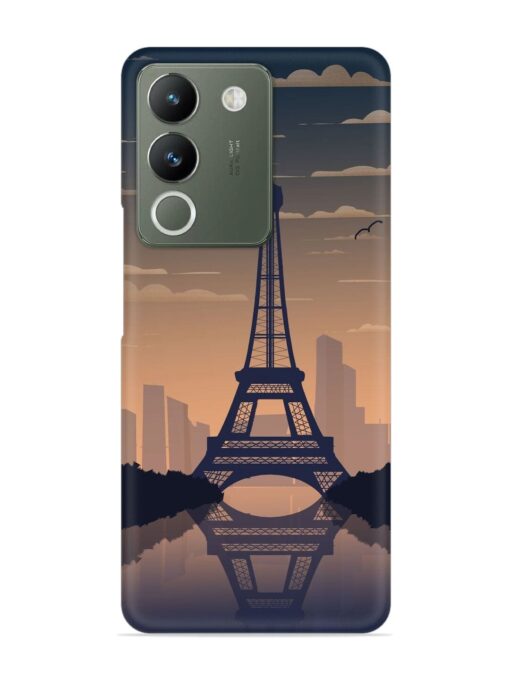 France Paris Eiffel Tower Gradient Snap Case for Vivo Y200 (5G) Zapvi