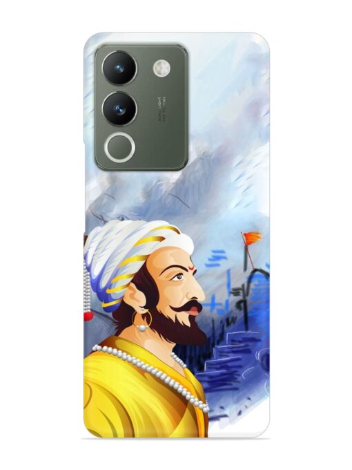 Shivaji Maharaj Color Paint Art Snap Case for Vivo Y200 (5G) Zapvi